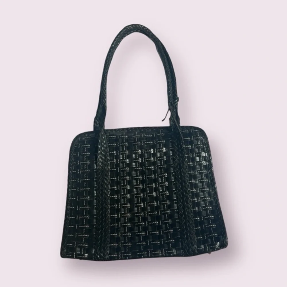 EUC ELLIOT LUCCA Leather Woven Shoulder Bag